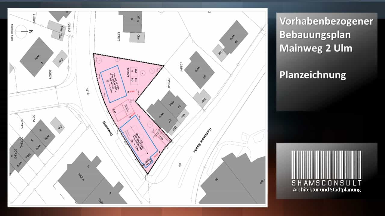 Vorhabenbezogener Bebauungsplan Maienweg 2 Ulm, Architekturbüro Shams Consult